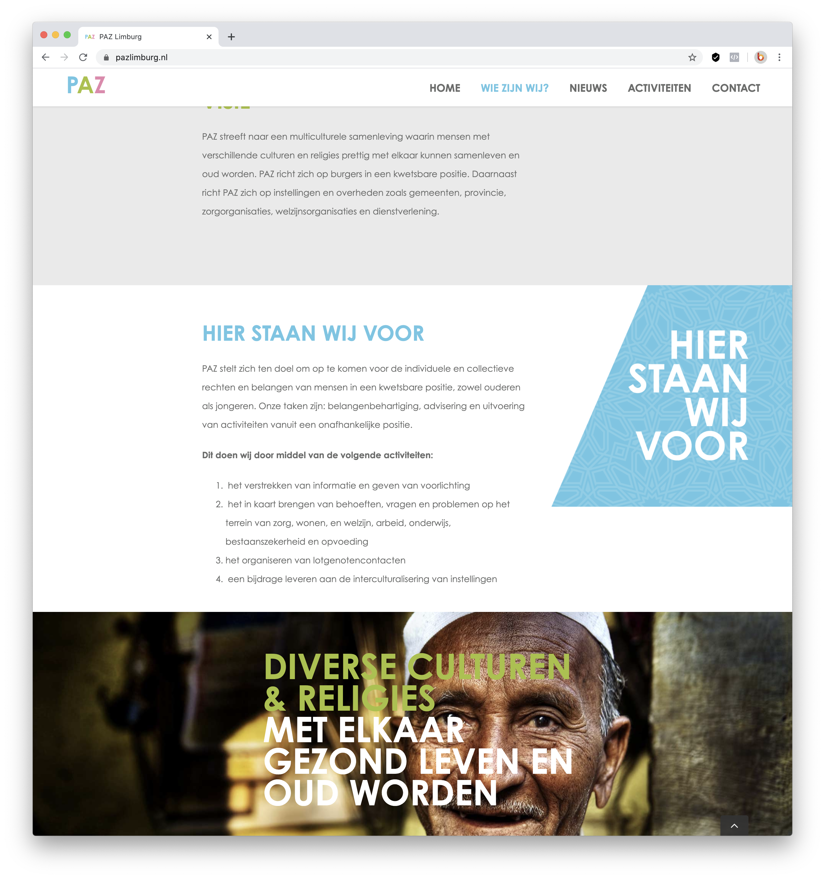 PAZ Limburg website 2